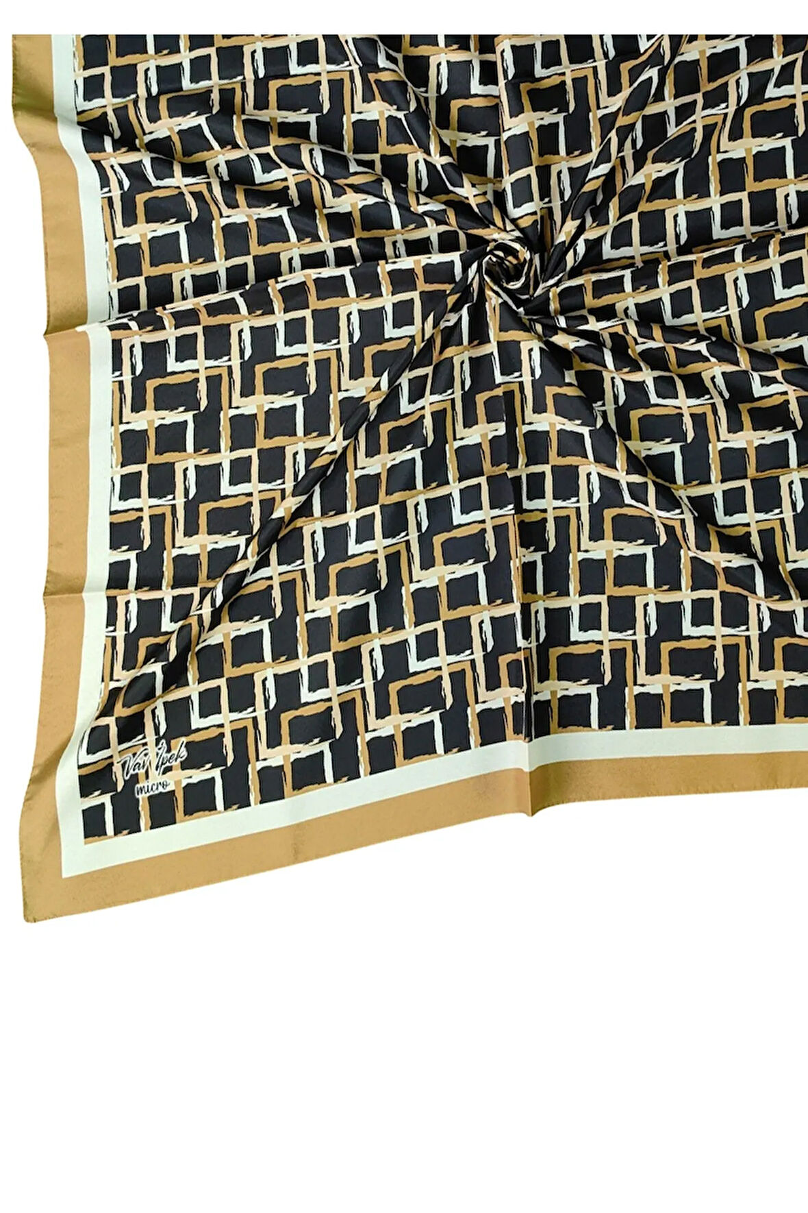 Vav İpek Kadın Micro Twill Sport Desenli Eşarp