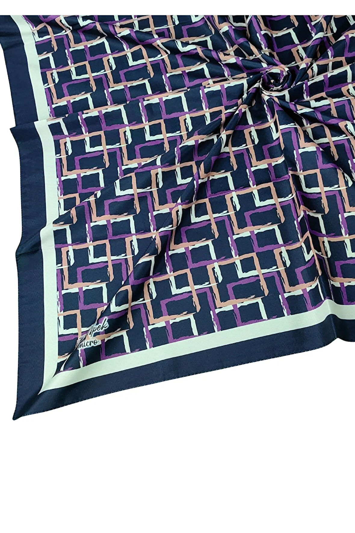 Vav İpek Kadın Micro Twill Sport Desenli Eşarp
