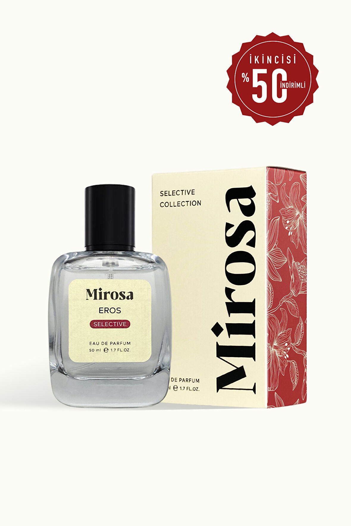 Mirosa Eros Selective Dinlendirilmiş Kalıcı Erkek Parfümü Premium EDP 50ml S501