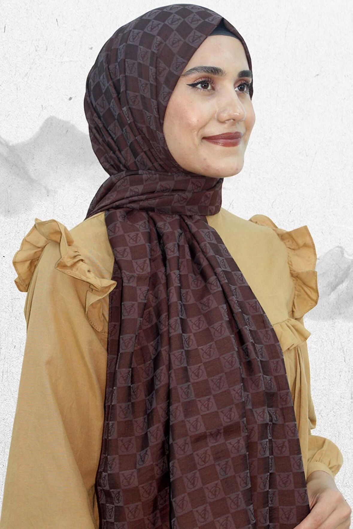 Aqua Trend İpeksi Viskon Şal EŞ5200-13