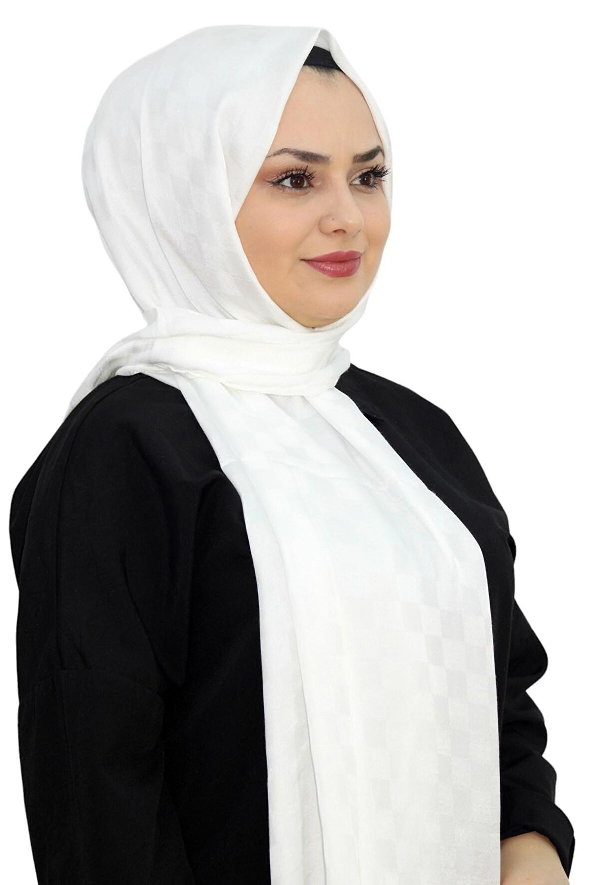 Minelli Jakarlı Dama Monogram Şal EŞ5262-2