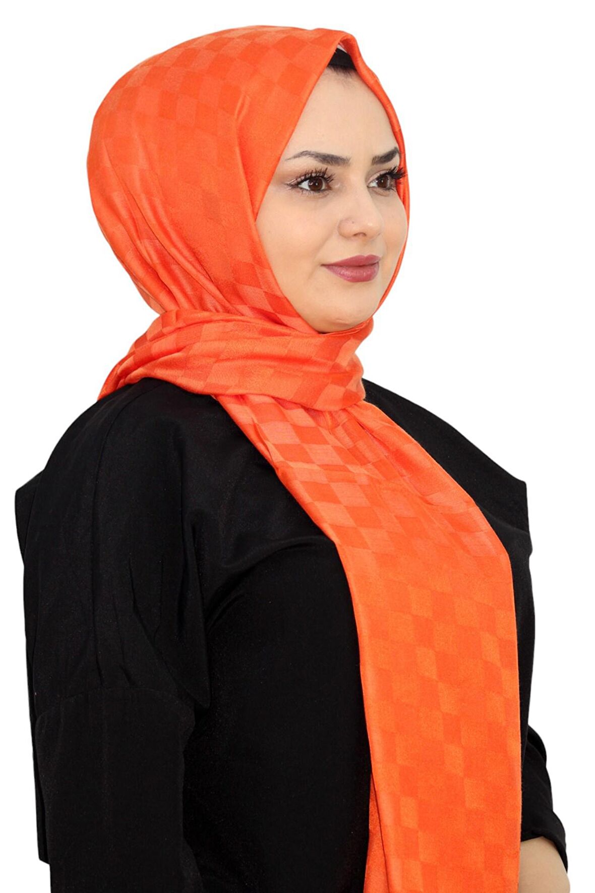 Minelli Jakarlı Dama Monogram Şal EŞ5262-16