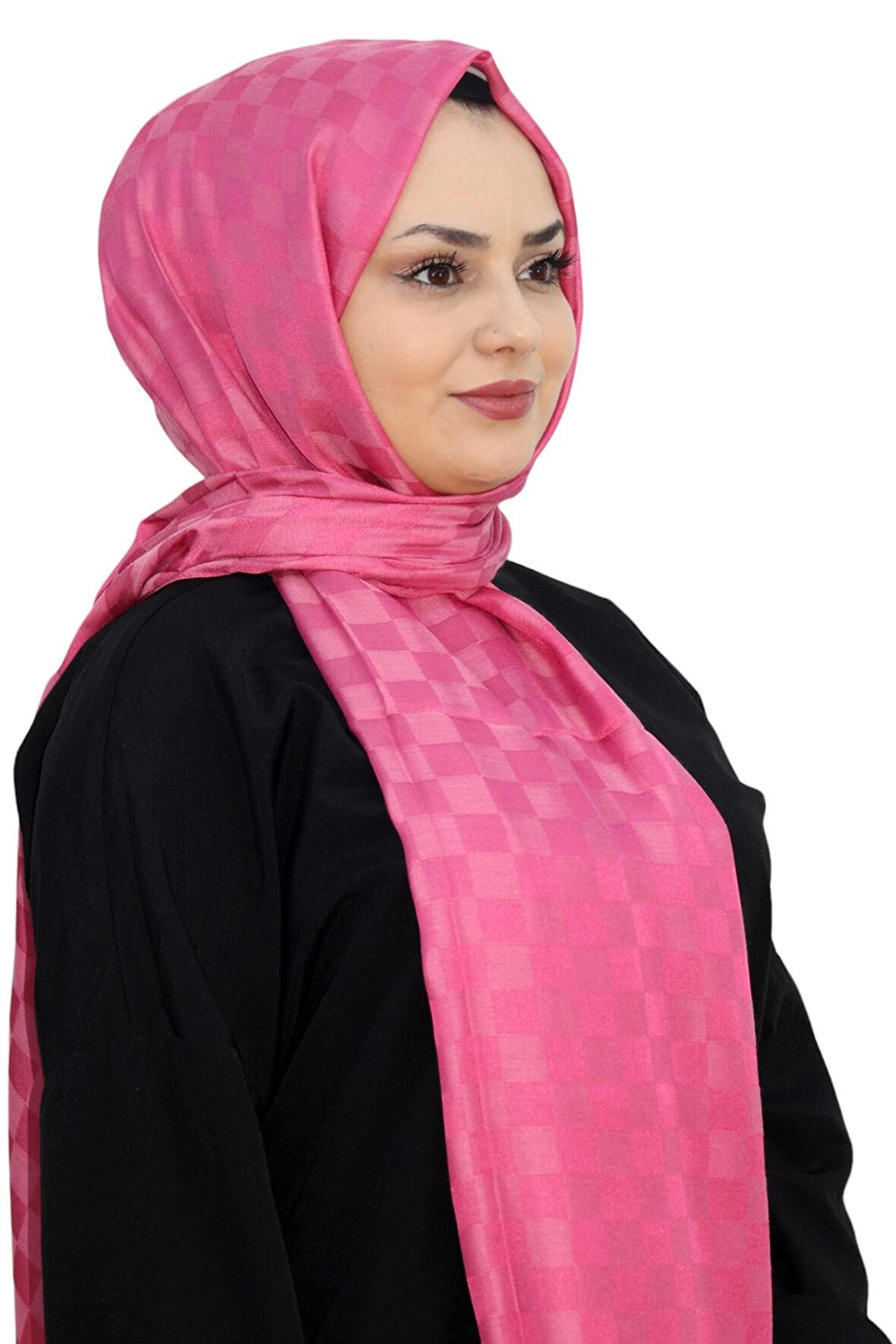 Minelli Jakarlı Dama Monogram Şal EŞ5262-14