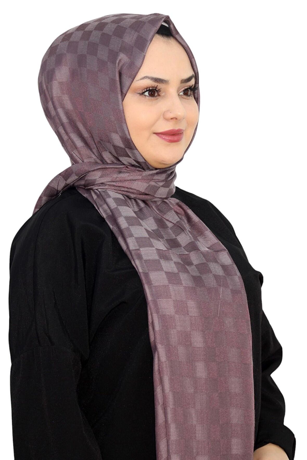 Minelli Jakarlı Dama Monogram Şal EŞ5262-12