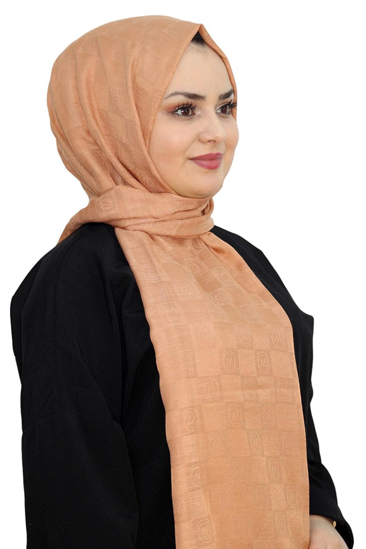 MİNELLİ JAKARLI MONOGRAM  ŞAL EŞ5275-6