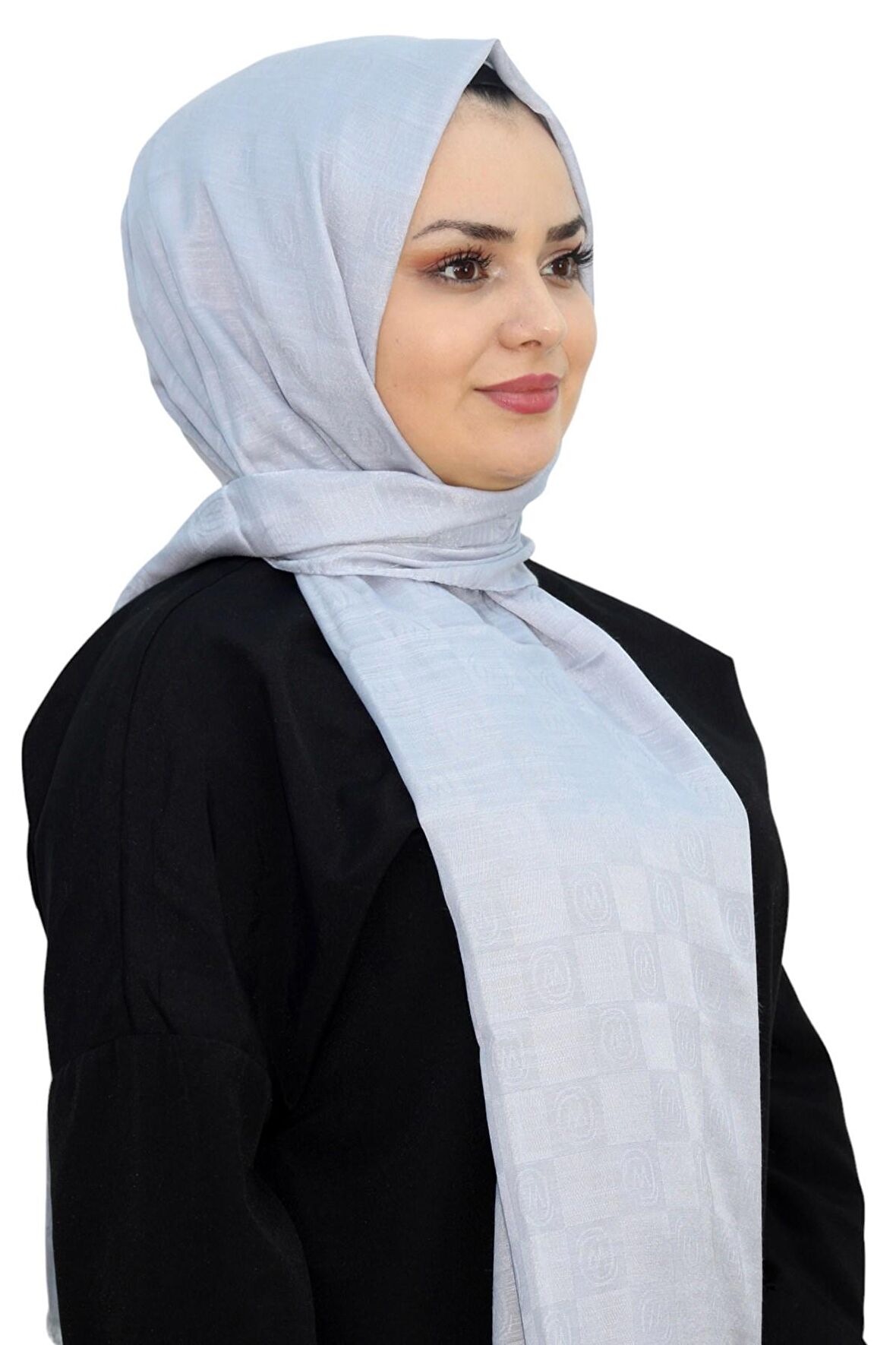 MİNELLİ JAKARLI MONOGRAM  ŞAL EŞ5275-13