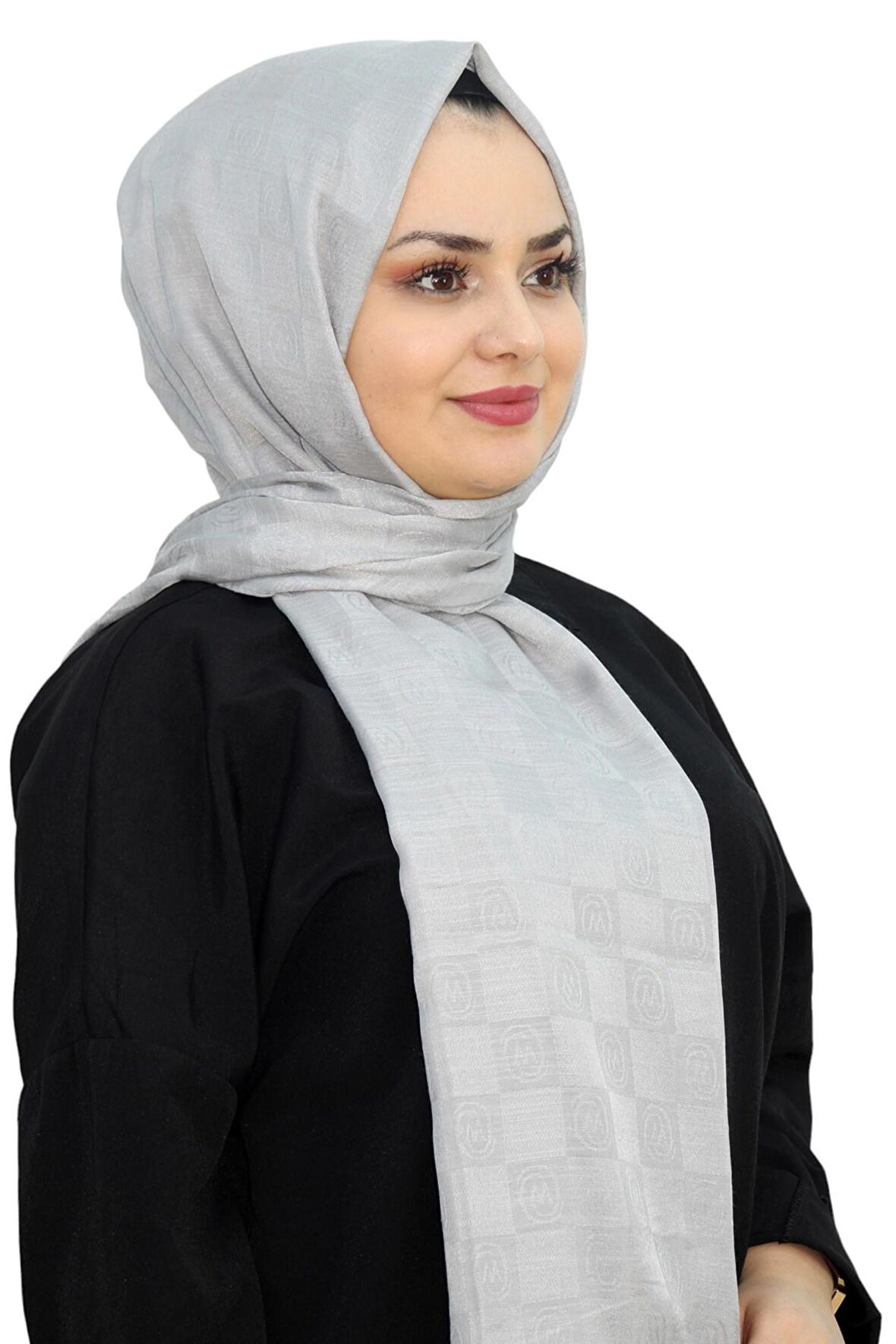MİNELLİ JAKARLI MONOGRAM  ŞAL EŞ5275-15