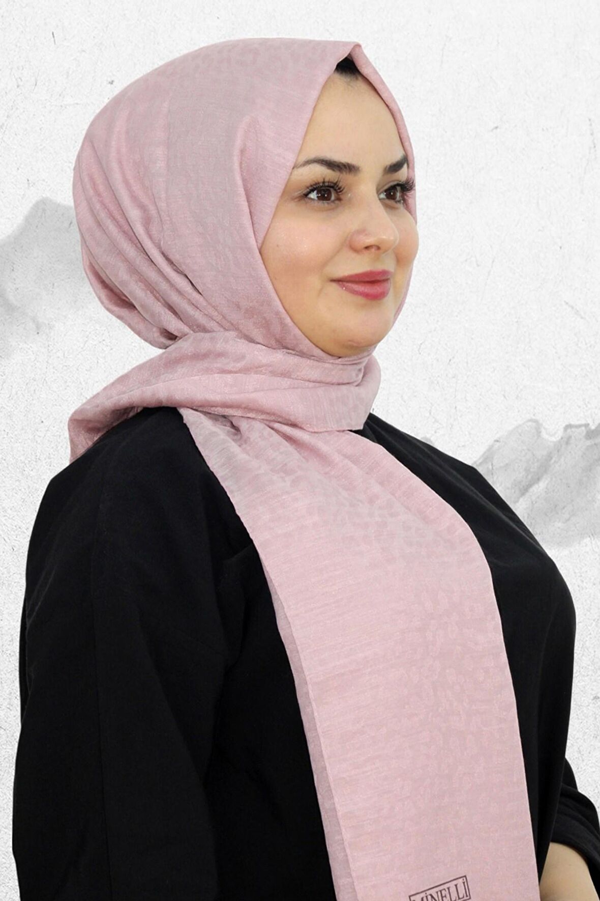 Minelli Jakarlı Pamuk Şal EŞ5278-11