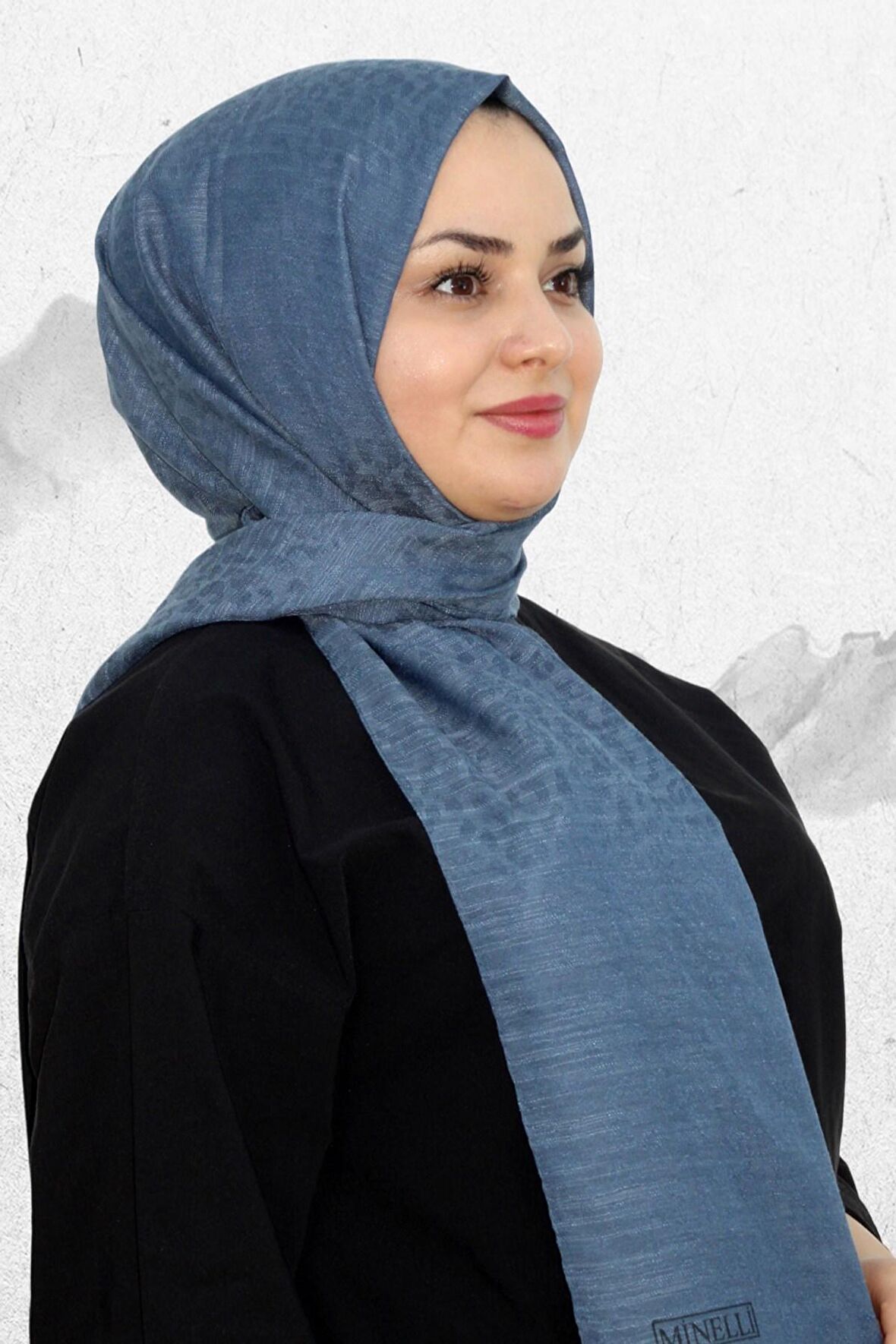 Minelli Jakarlı Pamuk Şal EŞ5278-13