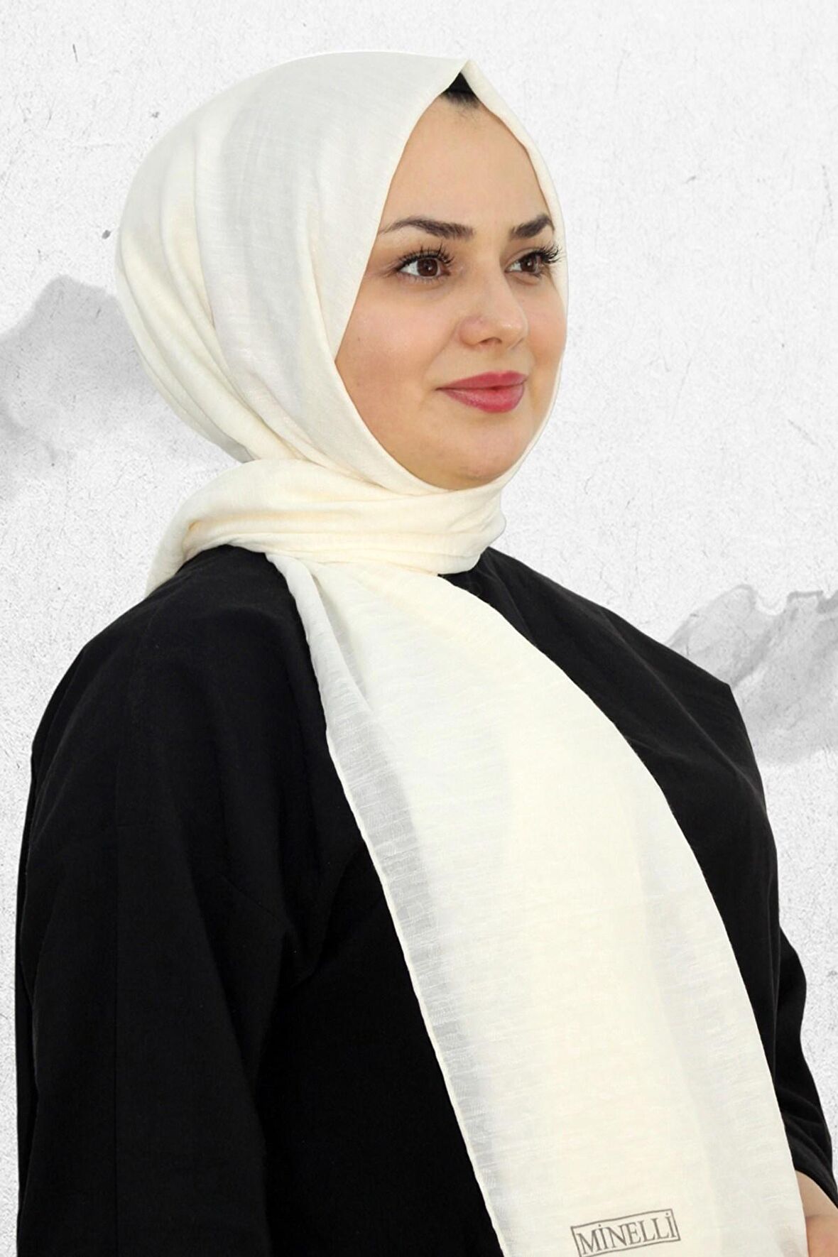 Minelli Jakarlı Pamuk Şal EŞ5278-19