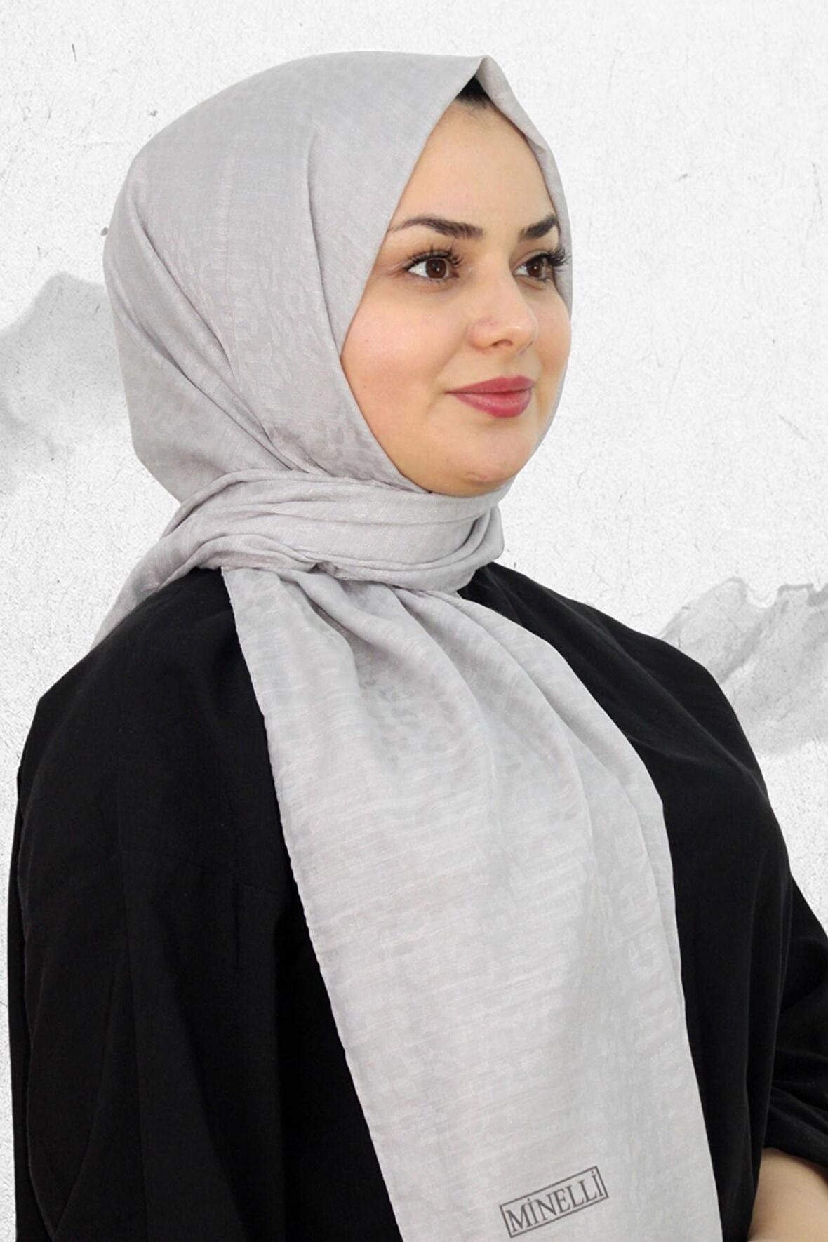 Minelli Jakarlı Pamuk Şal EŞ5278-3