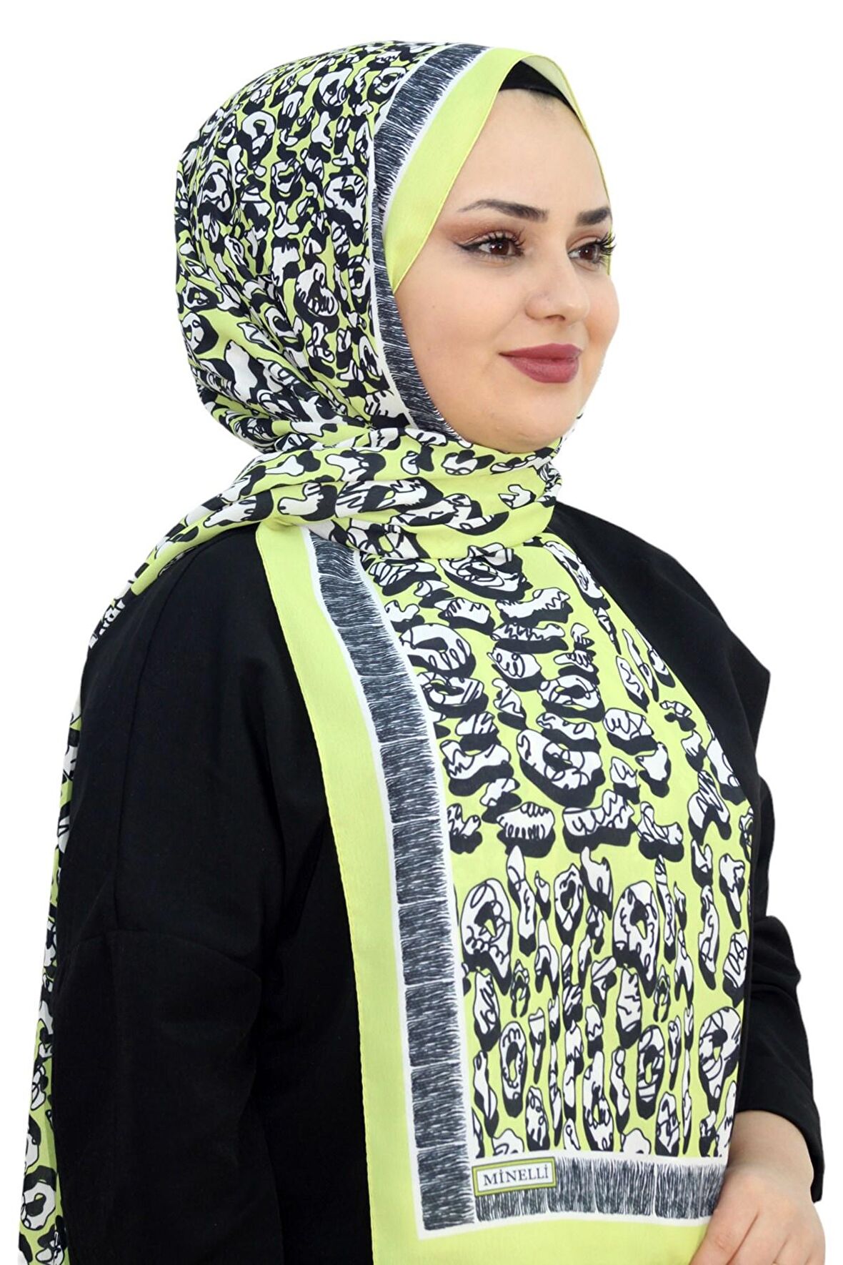 MİNELLİ DESENLİ SOFT ŞAL  EŞ5333-1