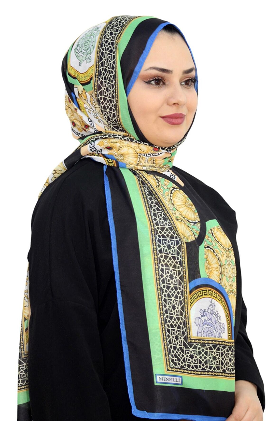 MİNELLİ DESENLİ SOFT ŞAL  EŞ5337-8