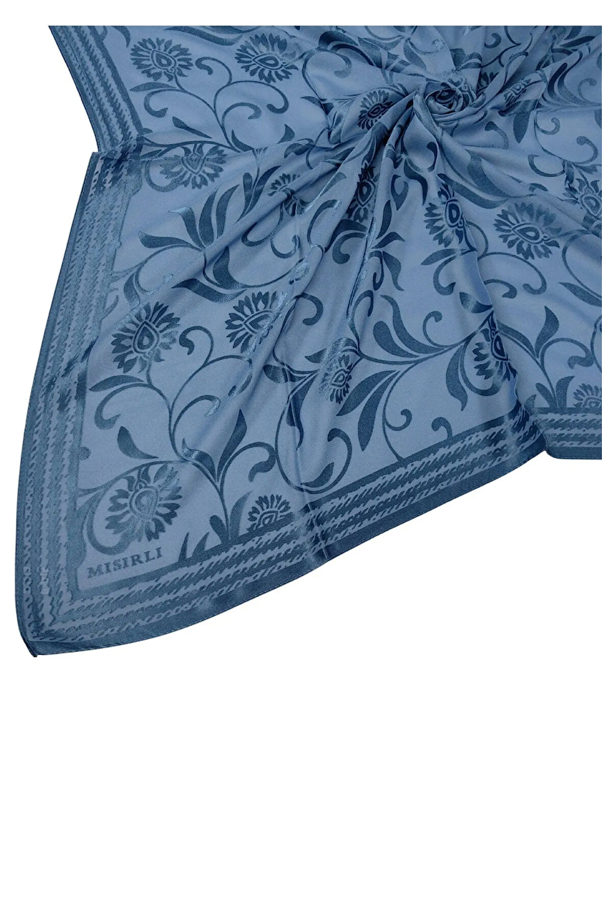 Mısırlı Eşarpları Çiçek Desenli Devore Eşarp