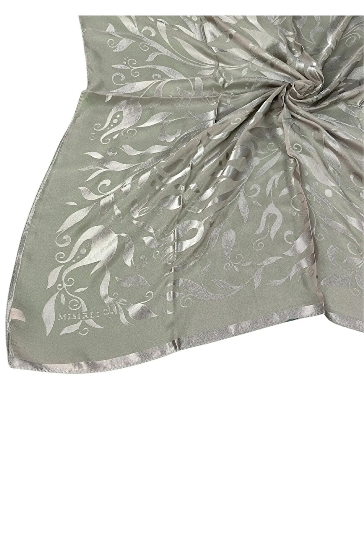 Mısırlı Eşarpları Çiçek Desenli Devore Eşarp