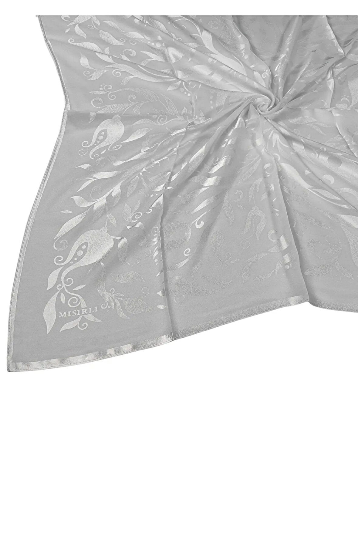 Mısırlı Eşarpları Çiçek Desenli Devore Eşarp