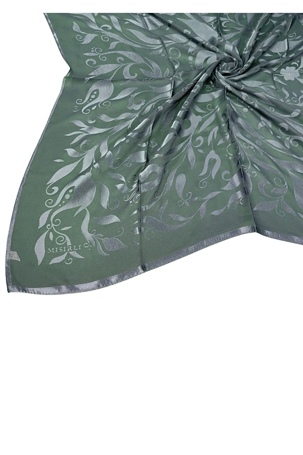 Mısırlı Eşarpları Çiçek Desenli Devore Eşarp