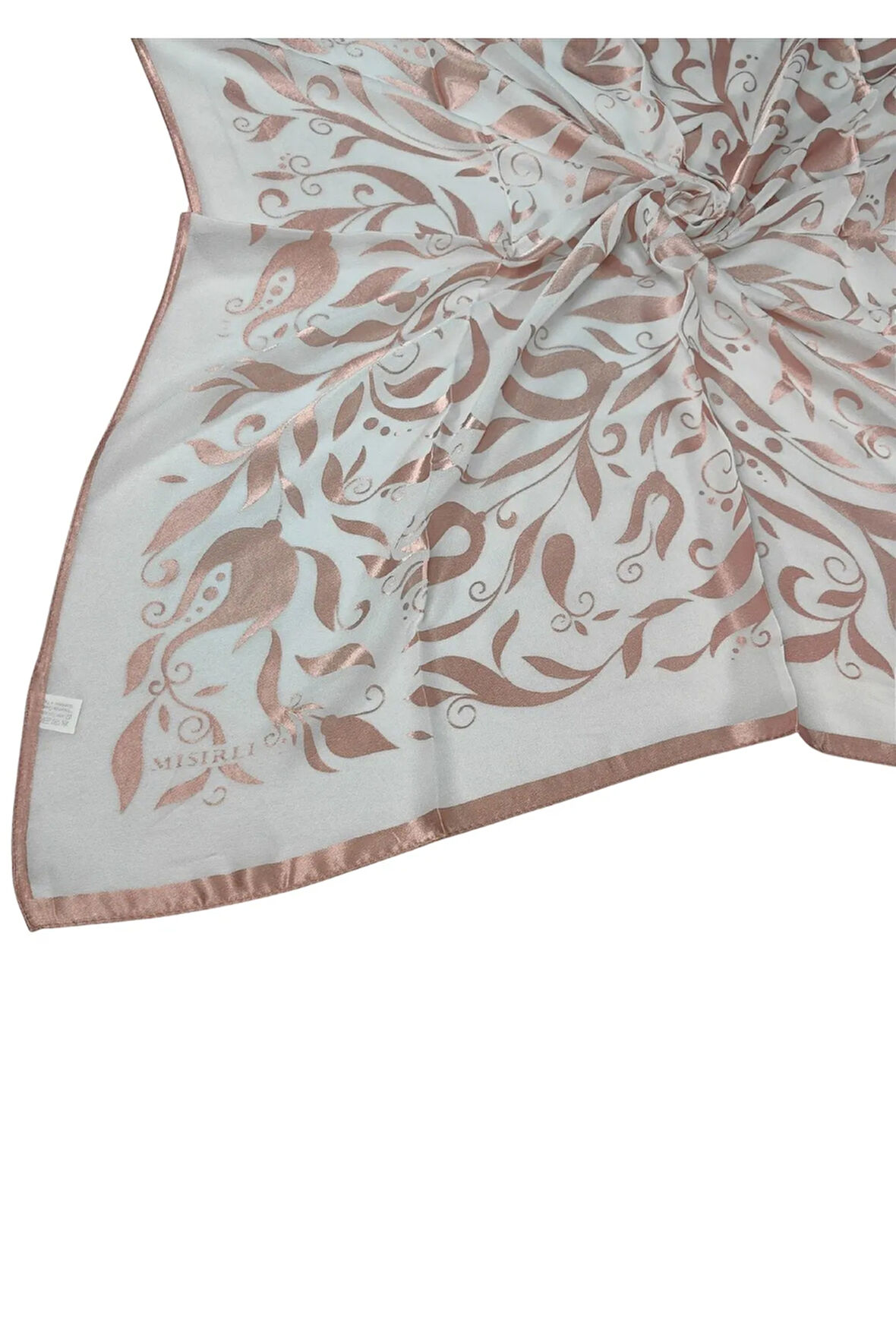 Mısırlı Eşarpları Çiçek Desenli Devore Eşarp