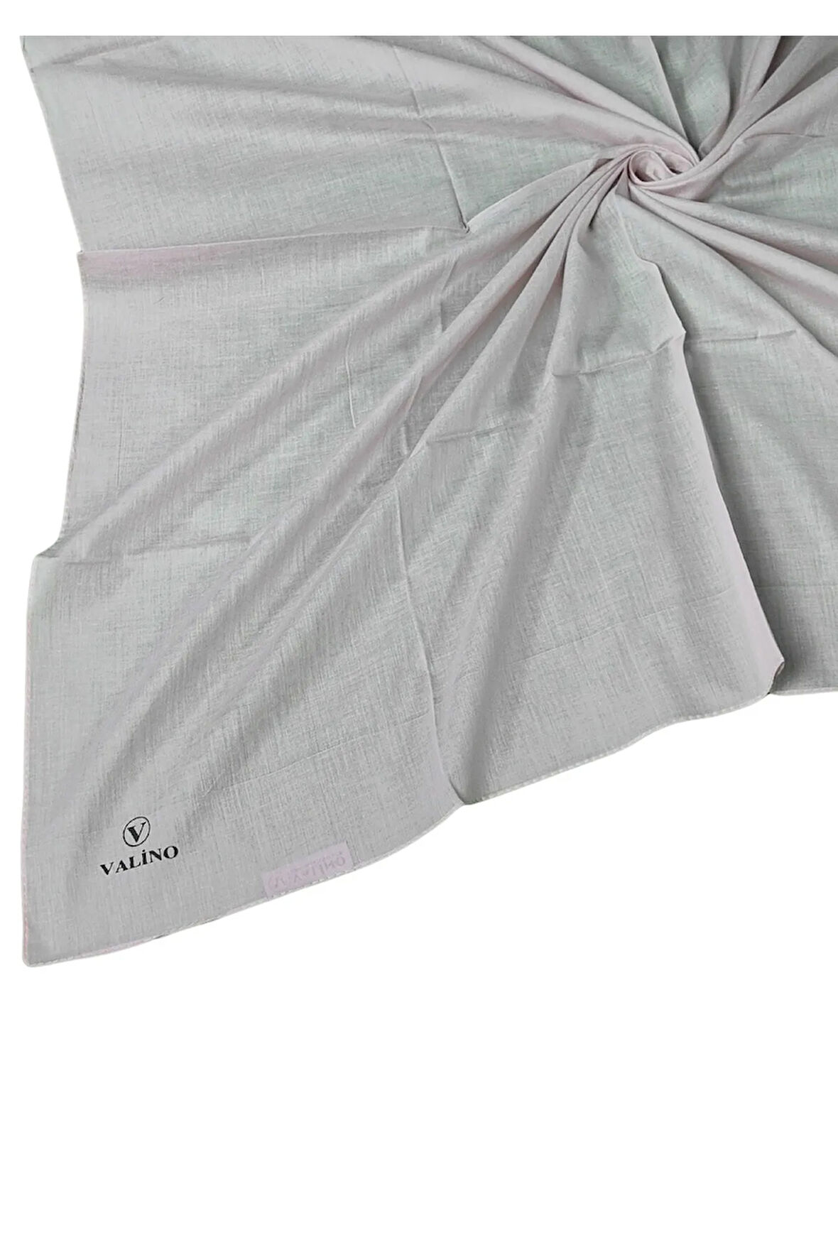 Valino Organik Pamuk Düz Renk Eşarp 100x100 cm - Doğal ve Nefes Alabilen Kumaş