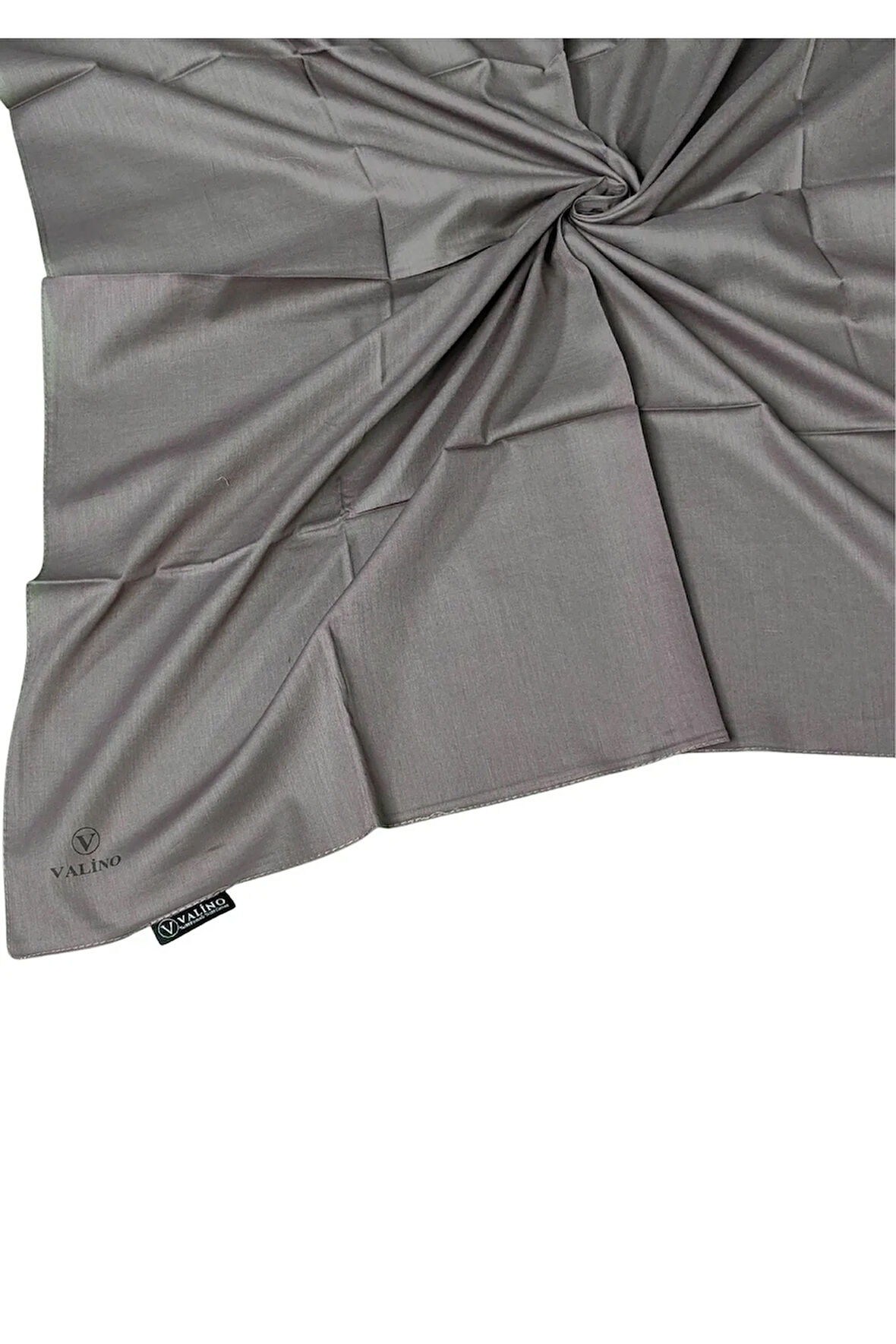 Valino Organik Pamuk Düz Renk Eşarp 100x100 cm - Doğal ve Nefes Alabilen Kumaş
