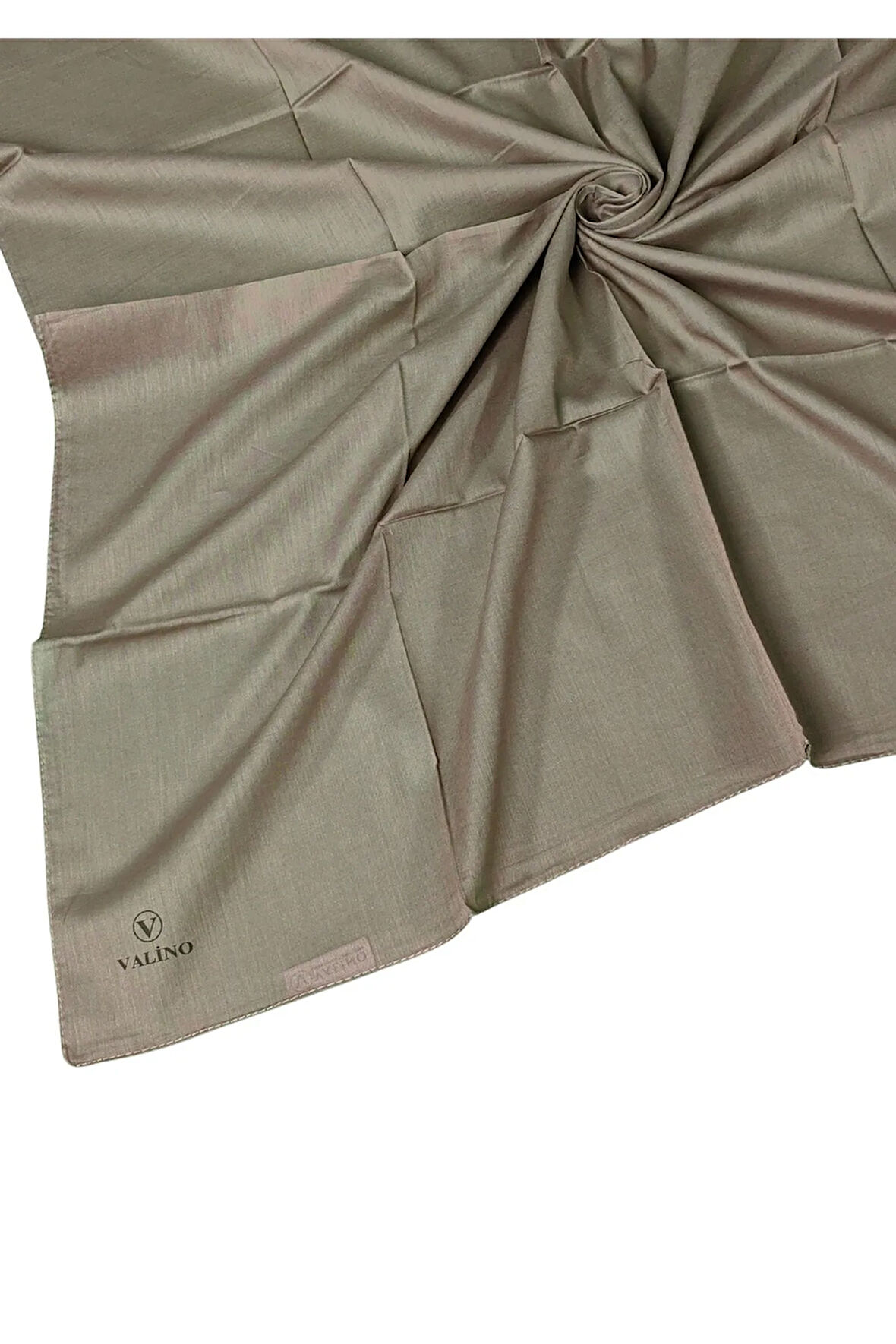 Valino Organik Pamuk Düz Renk Eşarp 100x100 cm - Doğal ve Nefes Alabilen Kumaş