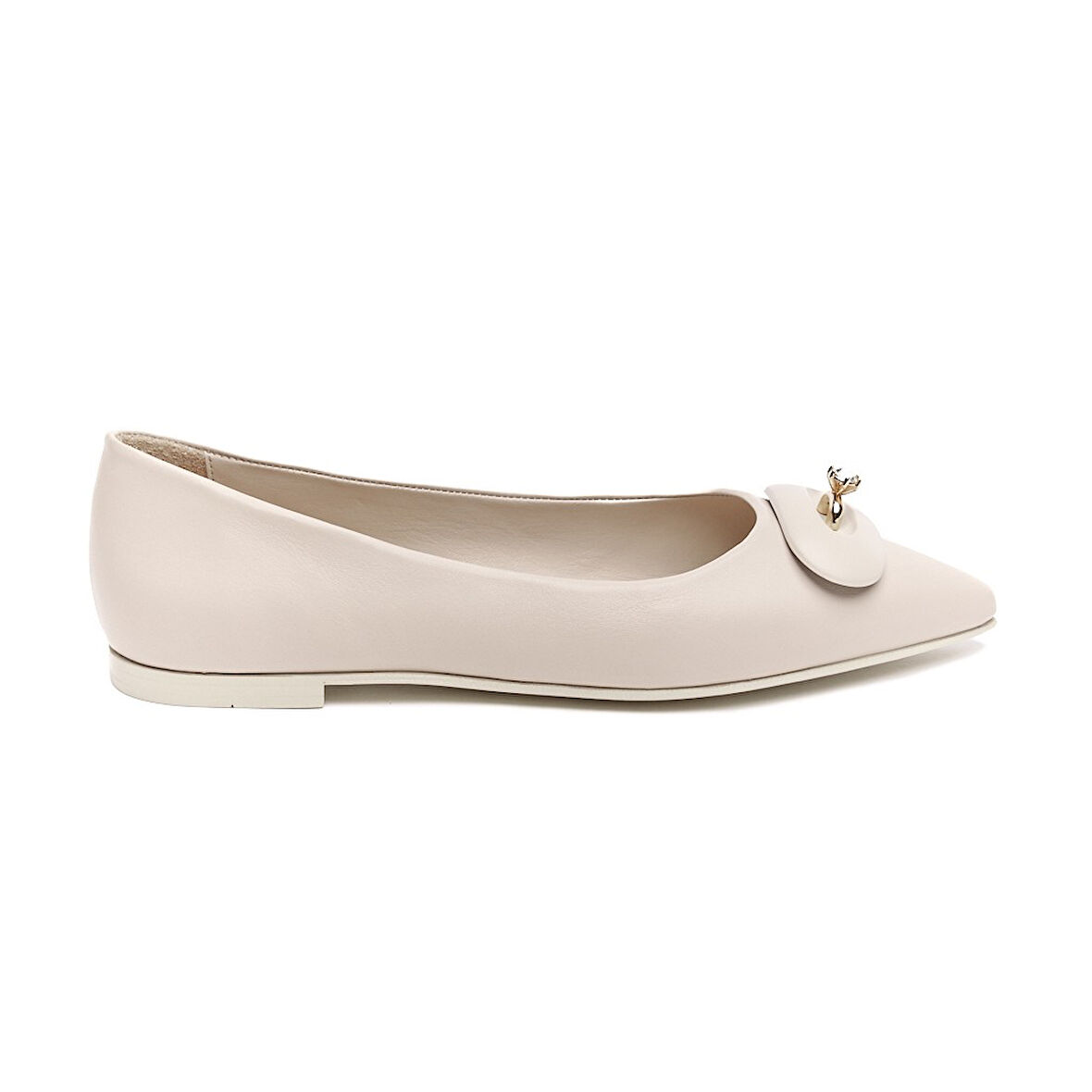 Tek Taş Aksesuarlı Kadın Babet