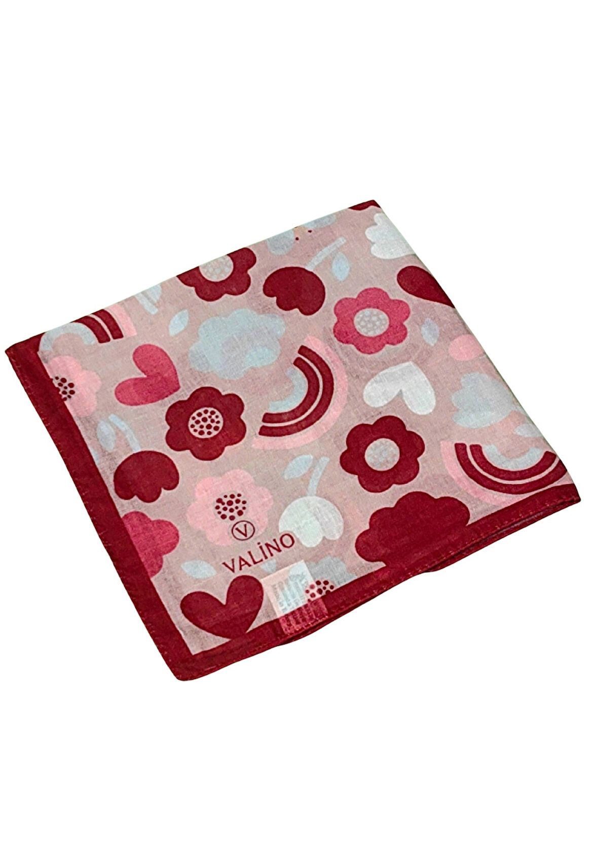 Valino Soft Pamuk Çocuk Desenli Eşarp 70x70 cm