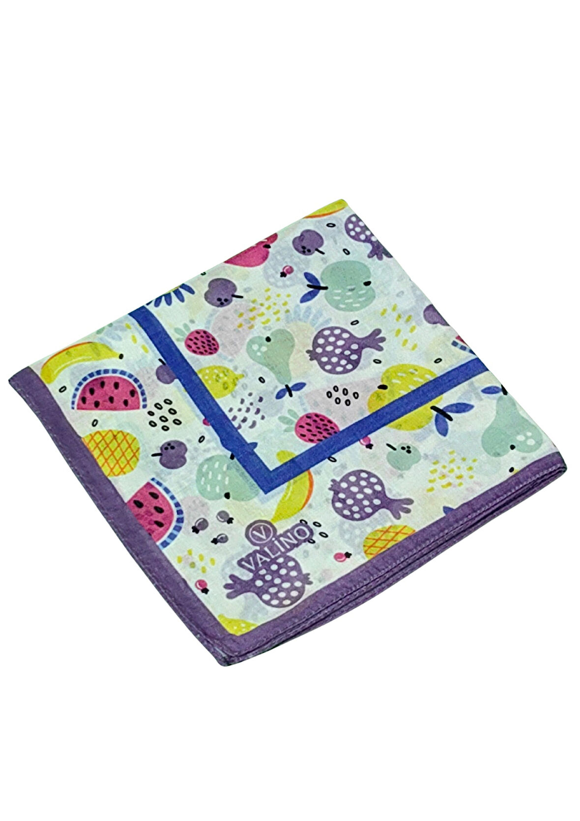 Valino Soft Pamuk Çocuk Desenli Eşarp 70x70 cm