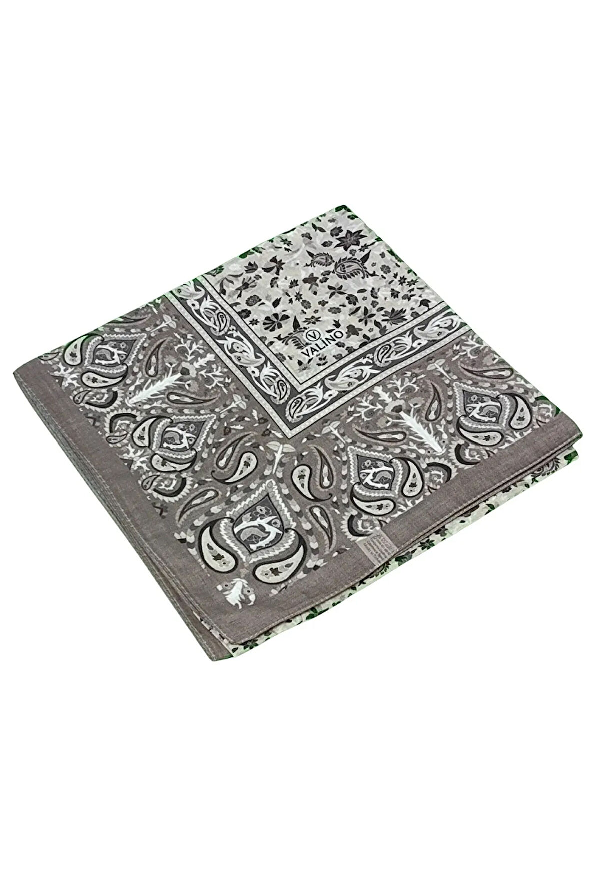 Mısırlı Eşarpları Büyük Boy Etnik Desenli Eşarp 120x120 cm