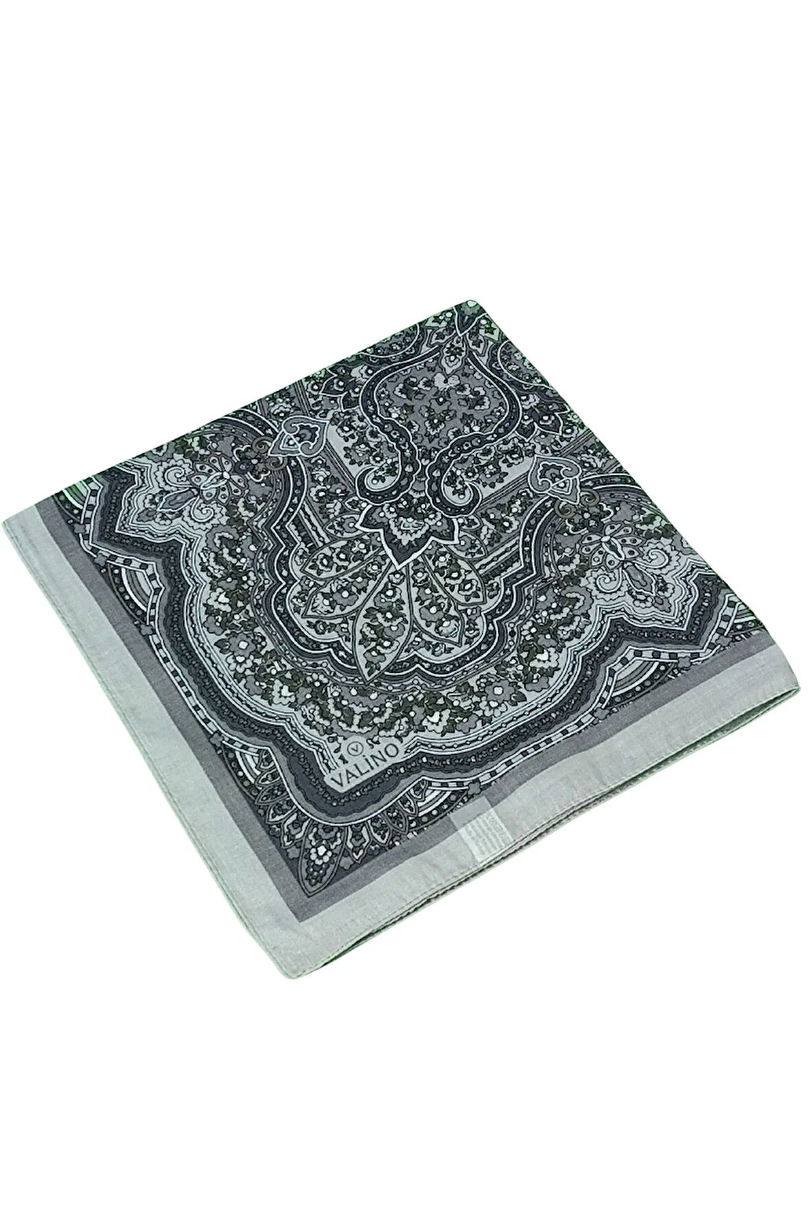 Mısırlı Eşarpları Büyük Boy Etnik Desenli Eşarp 120x120 cm