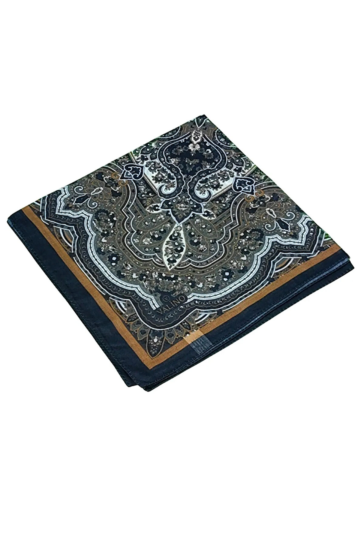 Mısırlı Eşarpları Büyük Boy Etnik Desenli Eşarp 120x120 cm