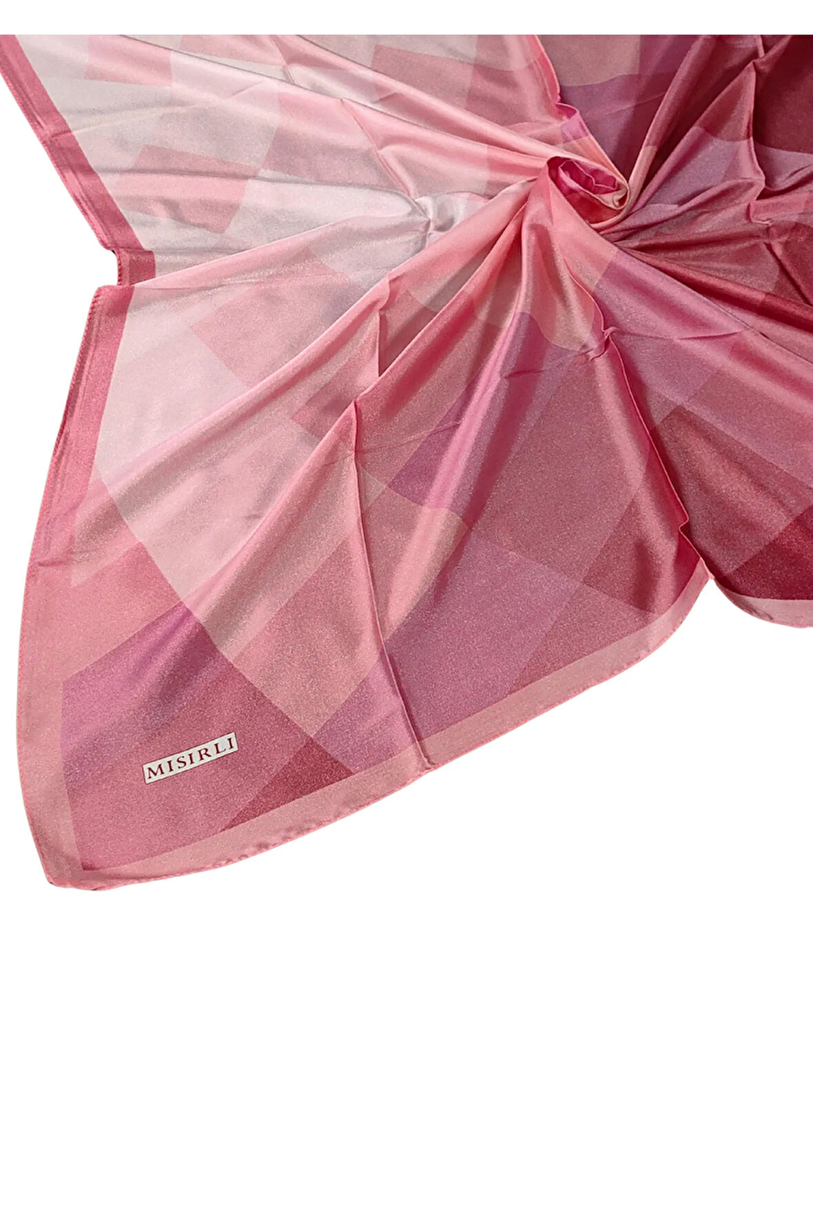 Mısırlı Eşarpları Emprime Sport Kristal Ekose Desenli Eşarp