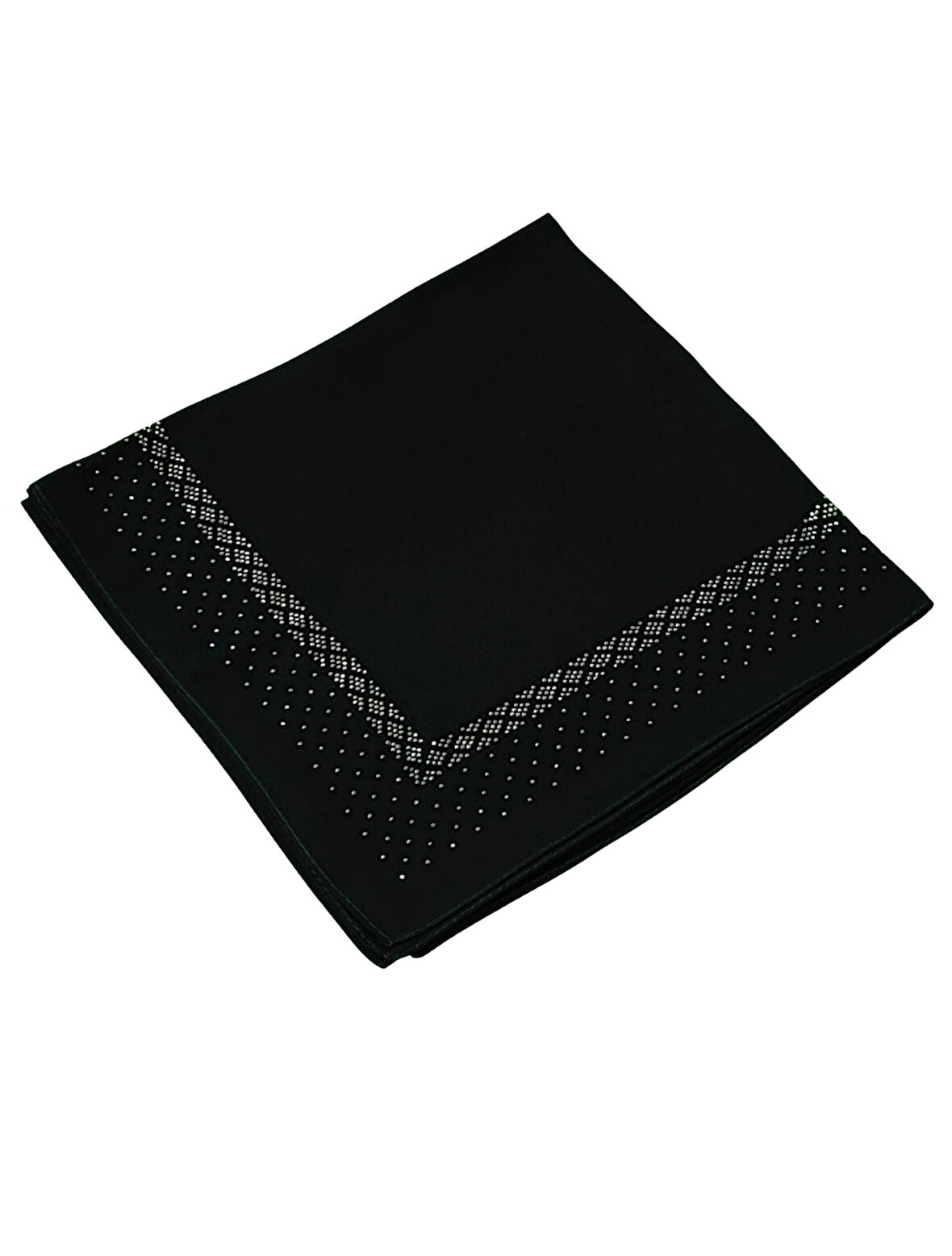 Medine İpeği Abiye Taşlı Eşarp – 110x110 cm