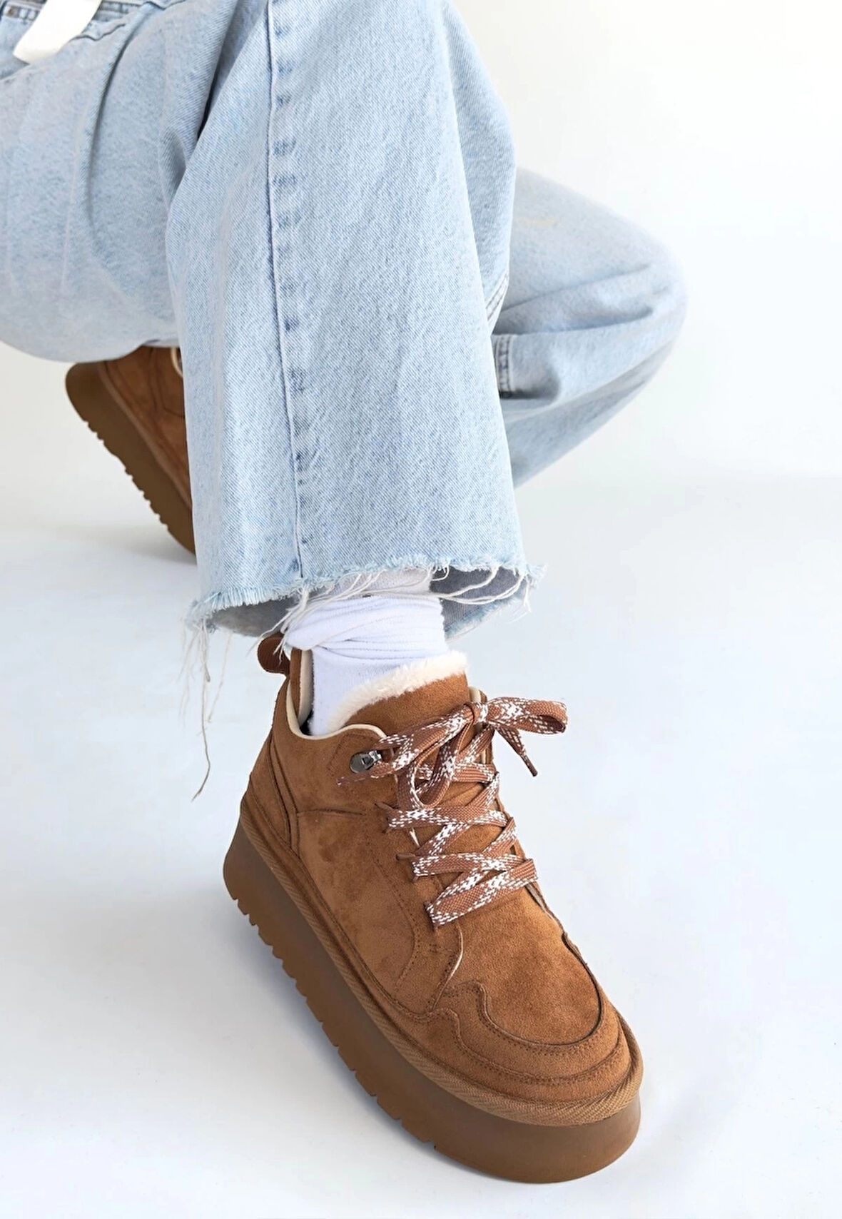 BİÇOMİ Muden Taba Süet Bağcıklı Bot