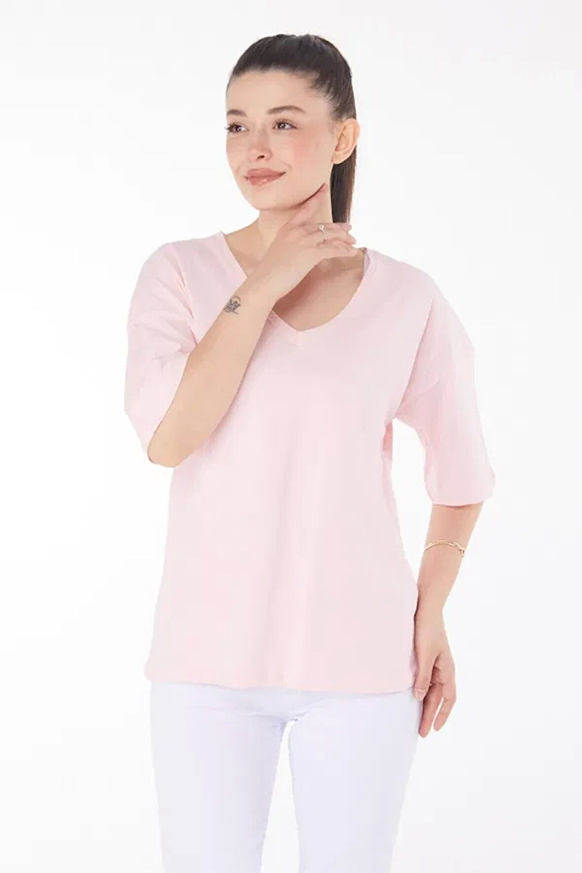 BİÇOMİ T-Shirt Pembe