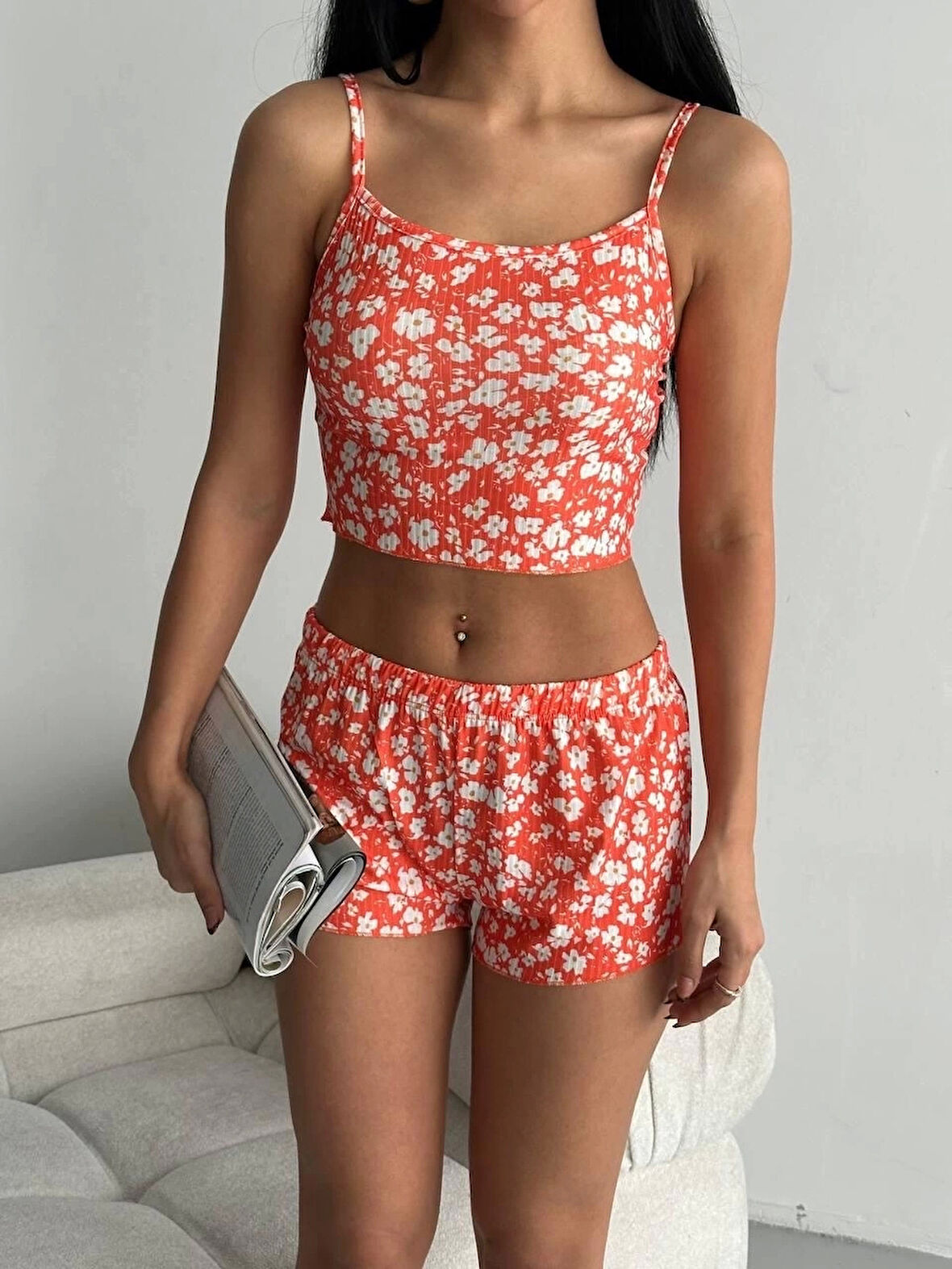 BİÇOMİ Şort pijama takımı