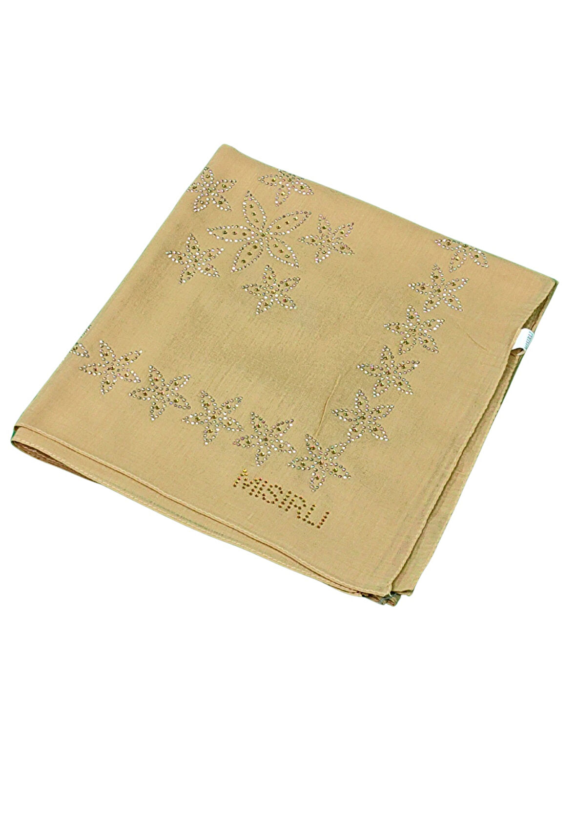 Mısırlı Eşarpları Taşlı Pamuklu Yazma Eşarp - 100x100 cm