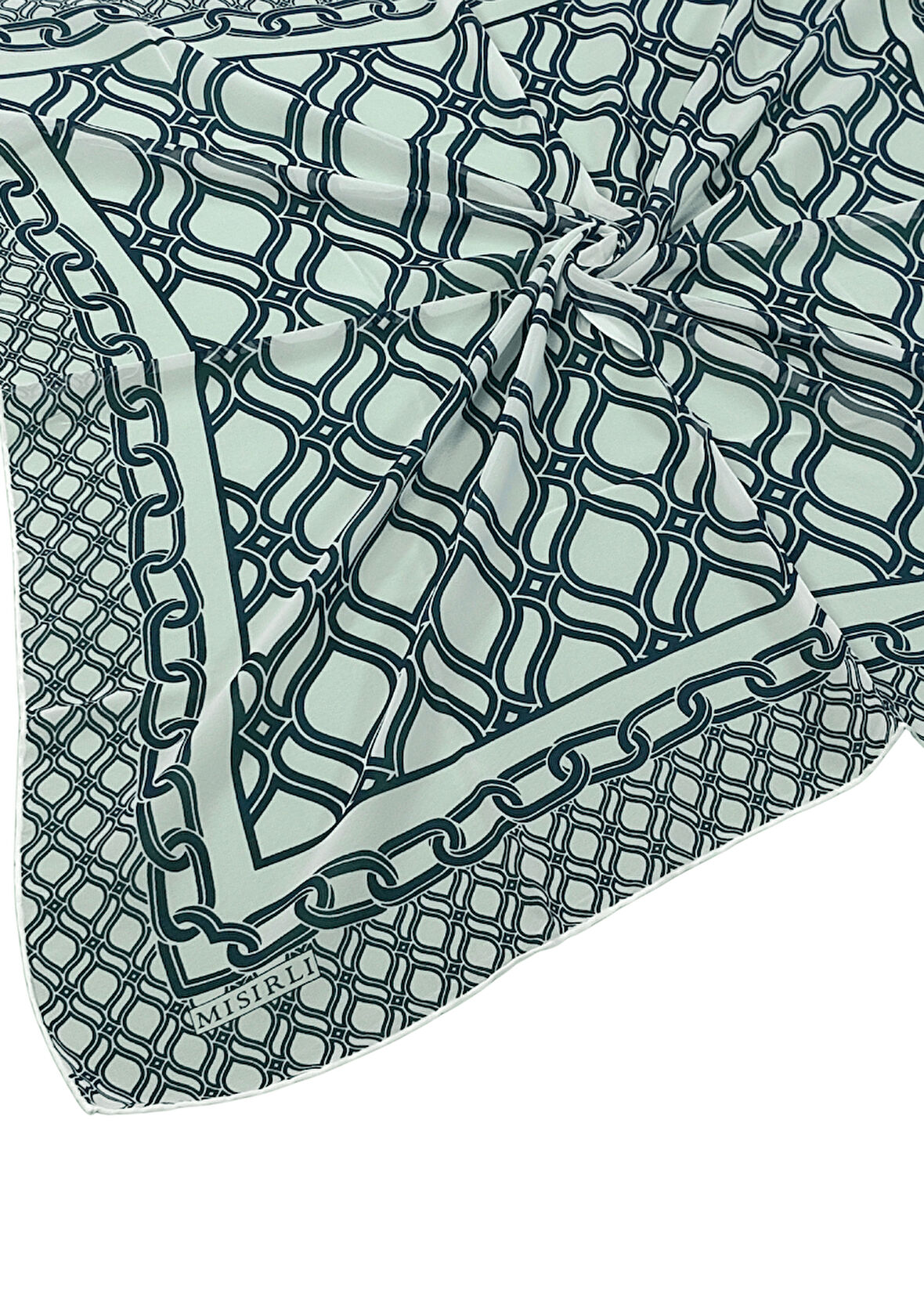 Mısırlı Eşarpları Emprime Krep Desenli Eşarp