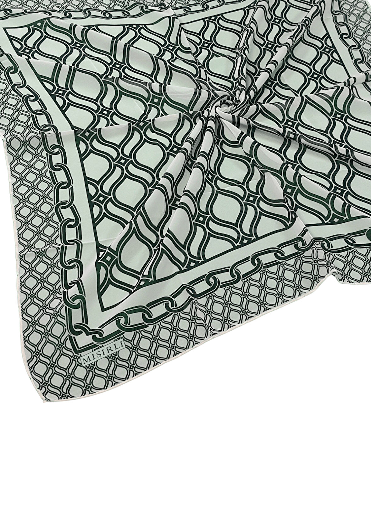 Mısırlı Eşarpları Emprime Krep Desenli Eşarp