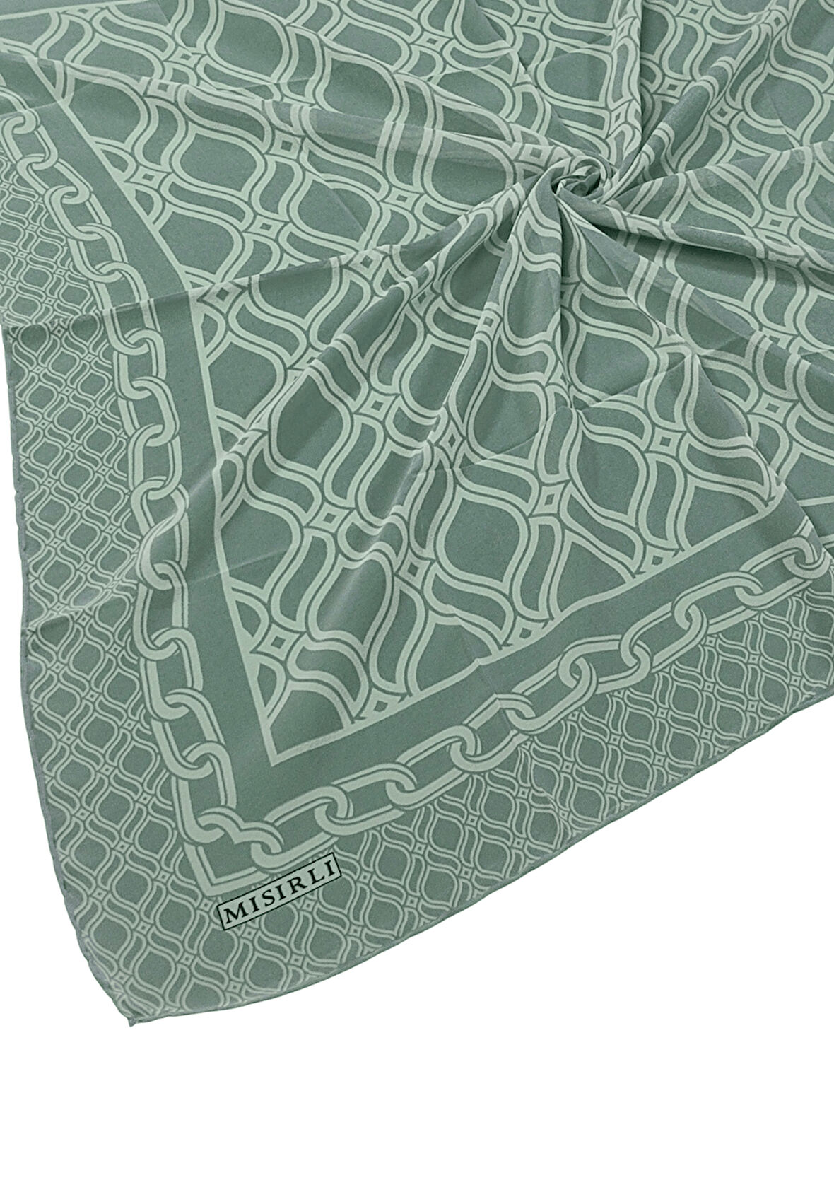 Mısırlı Eşarpları Emprime Krep Desenli Eşarp