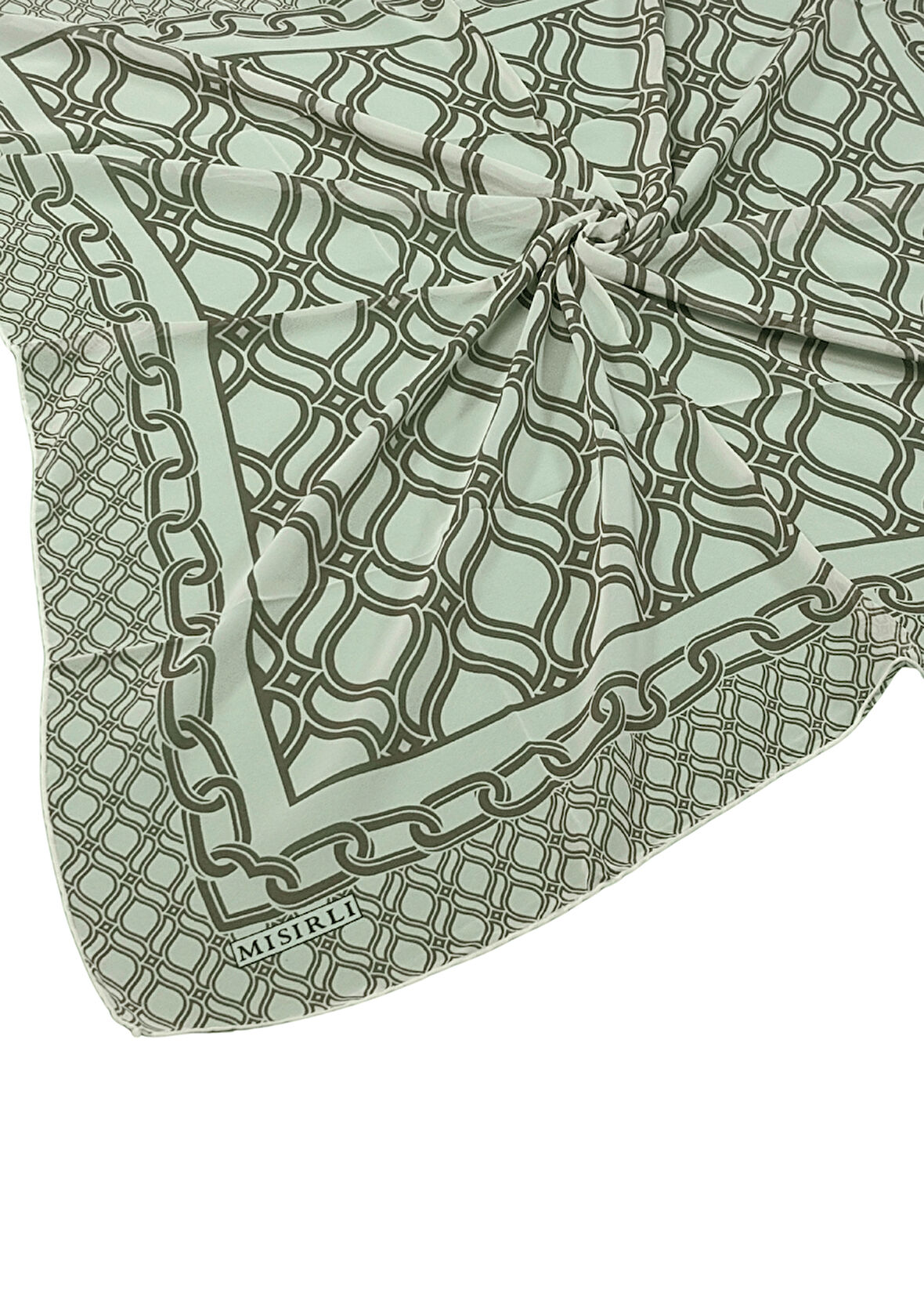 Mısırlı Eşarpları Emprime Krep Desenli Eşarp