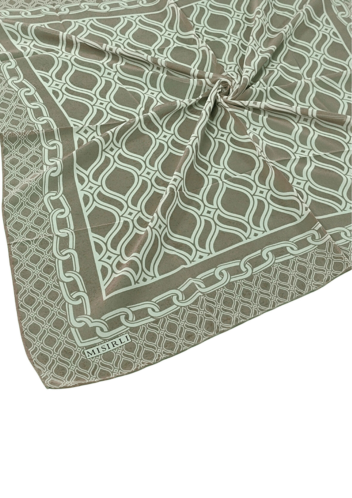 Mısırlı Eşarpları Emprime Krep Desenli Eşarp