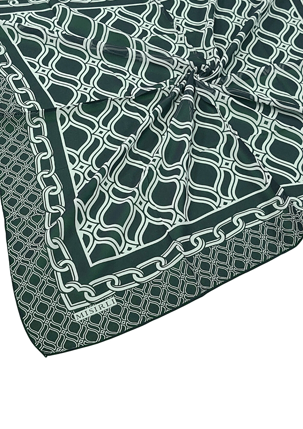 Mısırlı Eşarpları Emprime Krep Desenli Eşarp