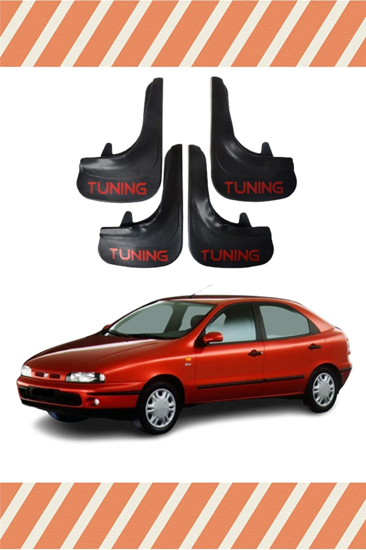 Fiat Brava tüm kasalar Tuning yazılı 4’lü tozluk paçalık