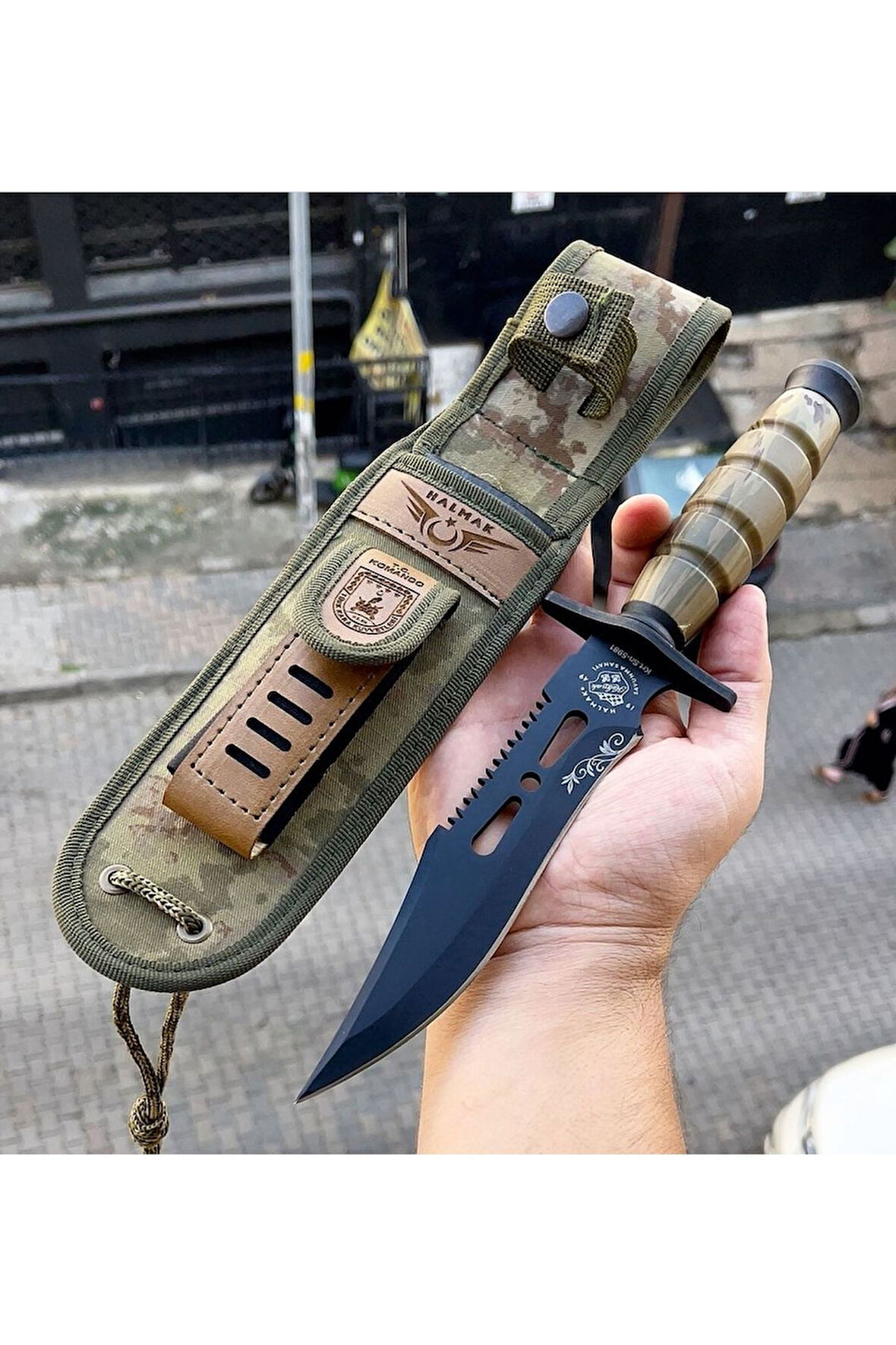Halmak Avcı Kamp Bıçağı Yeni Model