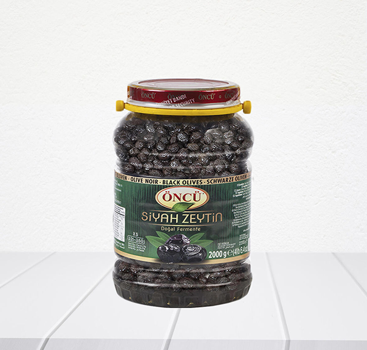 Öncü 2 kg Siyah Yağlı Zeytin XS(321-350) 1 adet