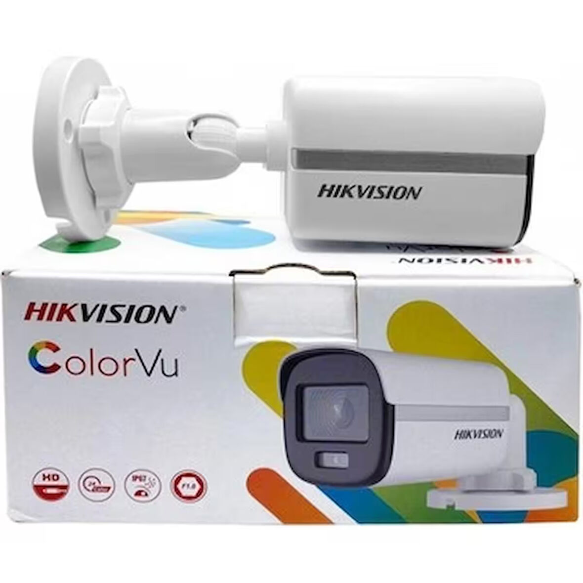 Hikvision DS-2CE10DF0T-LPFS Bullet Full HD 2 MP 2.8mm Lens Gece Görüşlü Güvenlik Kamerası