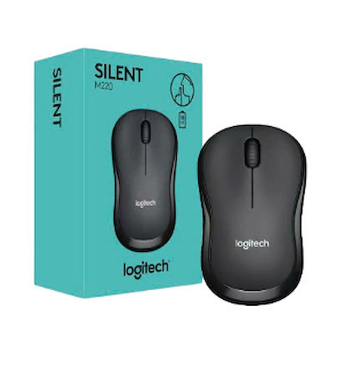 Logitech M220 Sessiz Kompakt Kablosuz Mouse Siyah