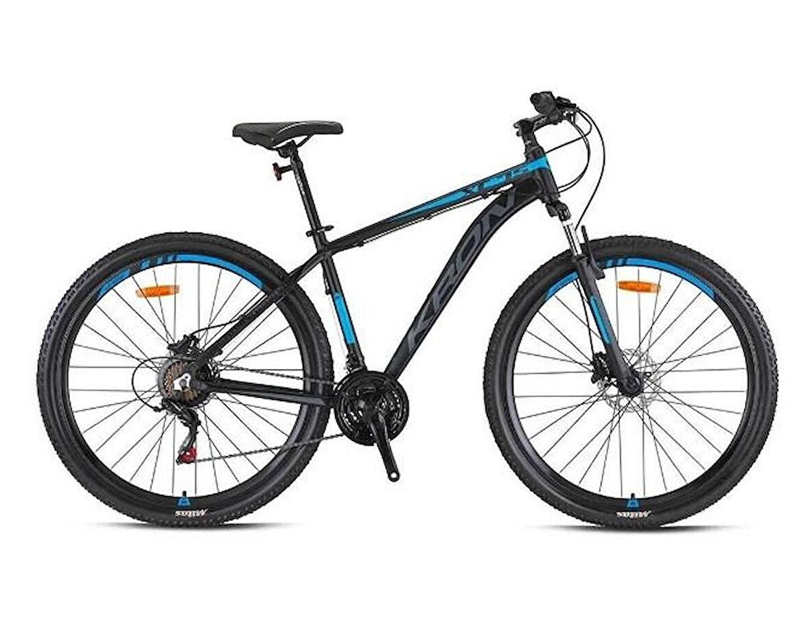 Kron XC 75 27.5" Jant 19 Kadro HD 21 Vites Dağ Bisikleti 19 Kadro Siyah Mavi Füme