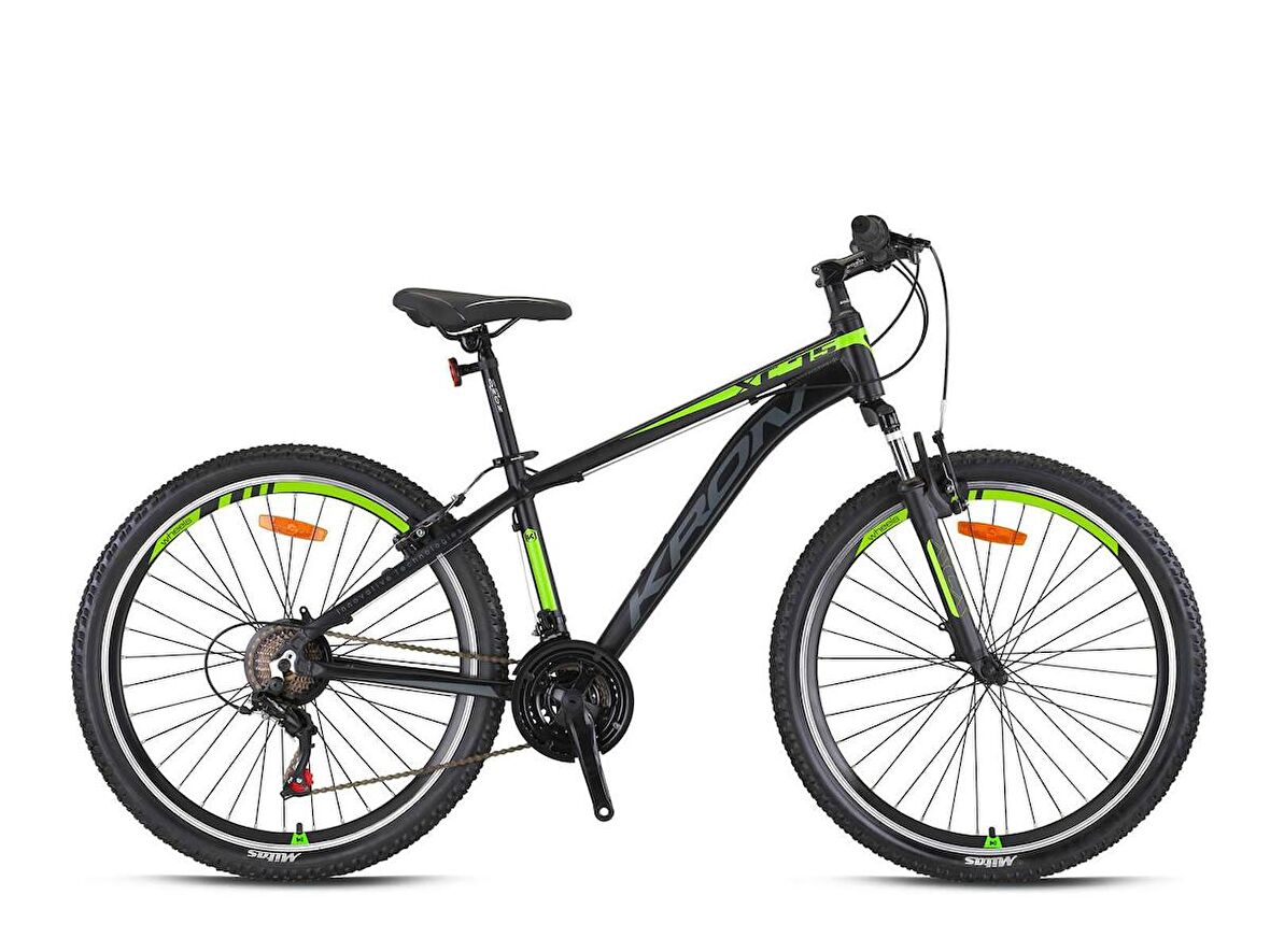 Kron XC 75 27.5" Jant 19 Kadro V Fren 21 Vites Dağ Bisikleti Siyah Neon Sarı Füme 